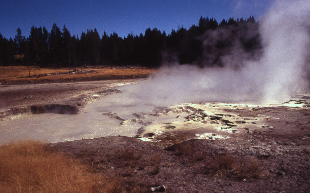 a hot spring at a national park