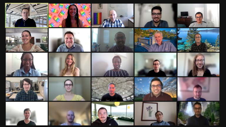 screenshot of people in zoom meeting