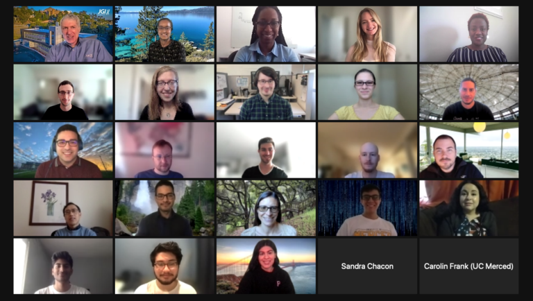 screenshot of people in zoom meeting