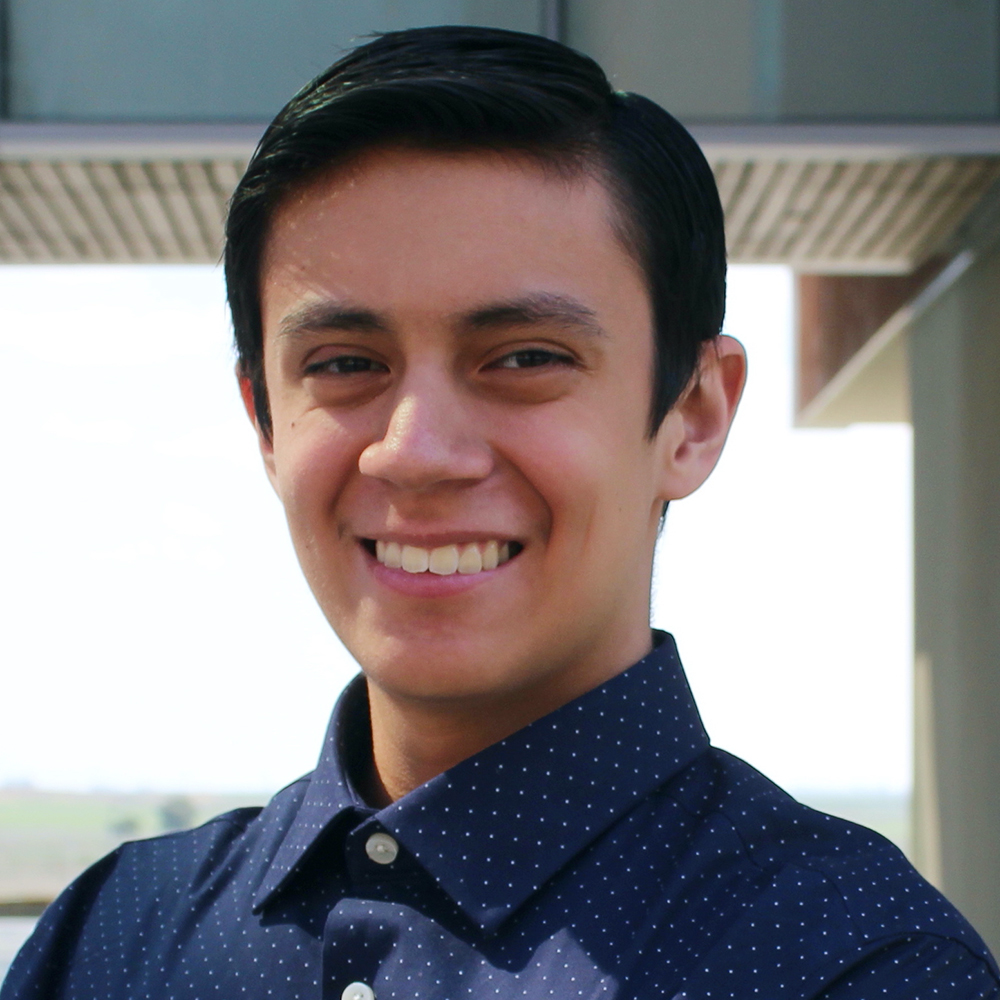 an intern posing for a headshot