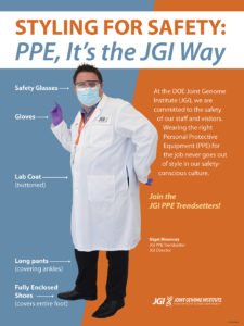 a person with proper ppe