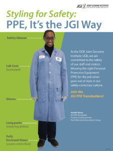 a person with proper ppe
