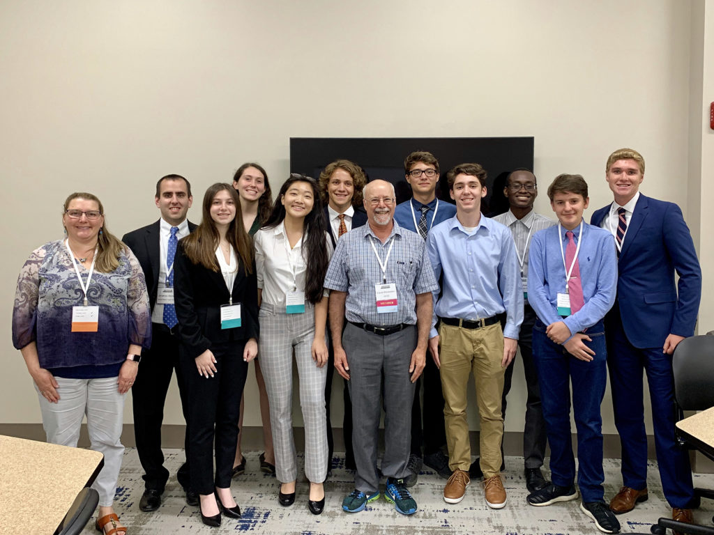 a group shot of teachers and students