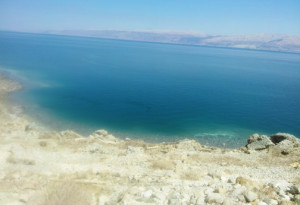 Dead Sea sampling site for E. rubrum study