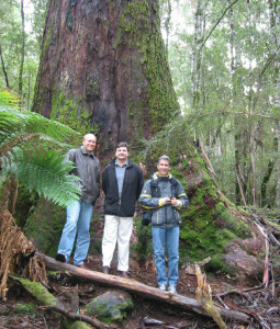 Zander, Dario and Jerry in Tasmania