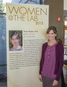 Tanja Woyke at the 2015 Women @ The Lab event