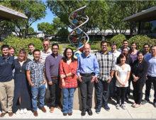 The 2017 UC Merced summer interns with their JGI mentors