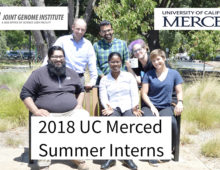 Click here to watch the video of the UC Merced interns' experiences and learn more about each of them below. (Video shot and edited by JGI Communications & Outreach intern Elise Schiappacasse.)