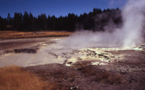 Obsidian Pool hot spring at Yellowstone National Park. (Bob Lindstrom, NPS)