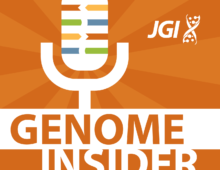 Logo of Genome Insider, podcast of the Joint Genome Institute