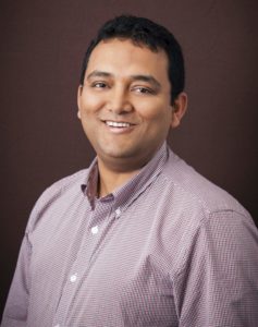 Pankaj Trivedi, who developed two small consortia of drought-associated bacteria that have been observed in field experiments to make plants more robust to drought conditions. (Courtesy of Pankaj Trivedi)
