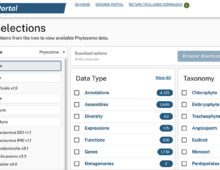 JGI Data Portal screencap