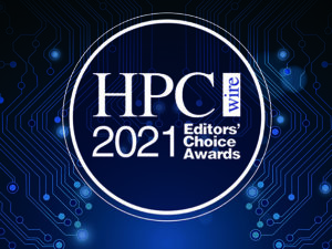 HPCwire Editor's Choice Award (logo crop) for Best Use of HPC in the Life Sciences
