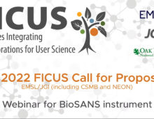 Screencap from the Introducing BioSANS capability webinar hosted by EMSL March 2021