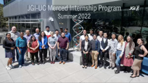 2022 JGI-UC Merced interns (Thor Swift/Berkeley Lab)