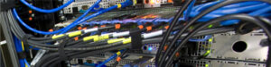 Image of network data cables courtesy of Berkeley Lab