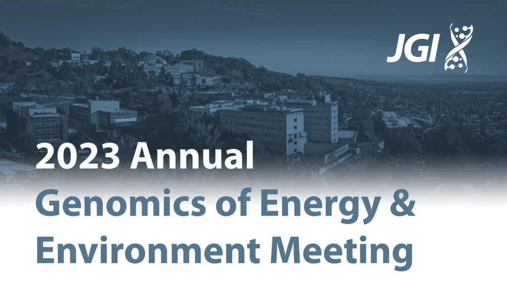 JGI 2023 Annual Meeting graphic