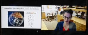 Dianne Newman delivered a virtual keynote. (Paul Mueller for Berkeley Lab)